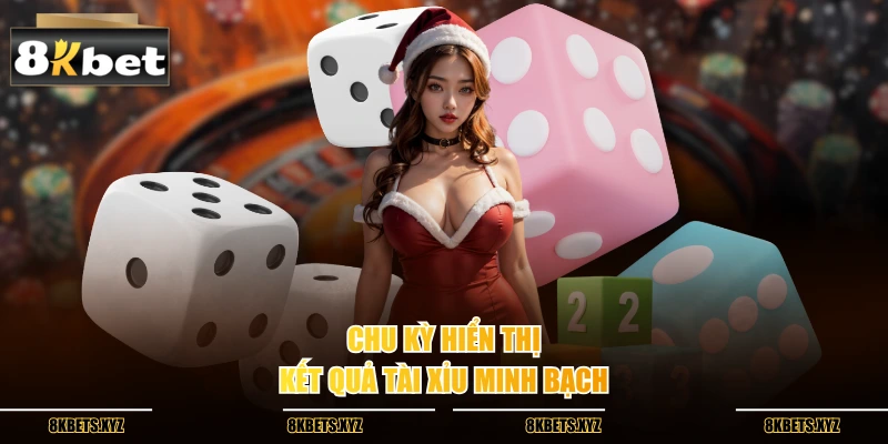 Chu kỳ hiển thị kết quả tài xỉu minh bạch